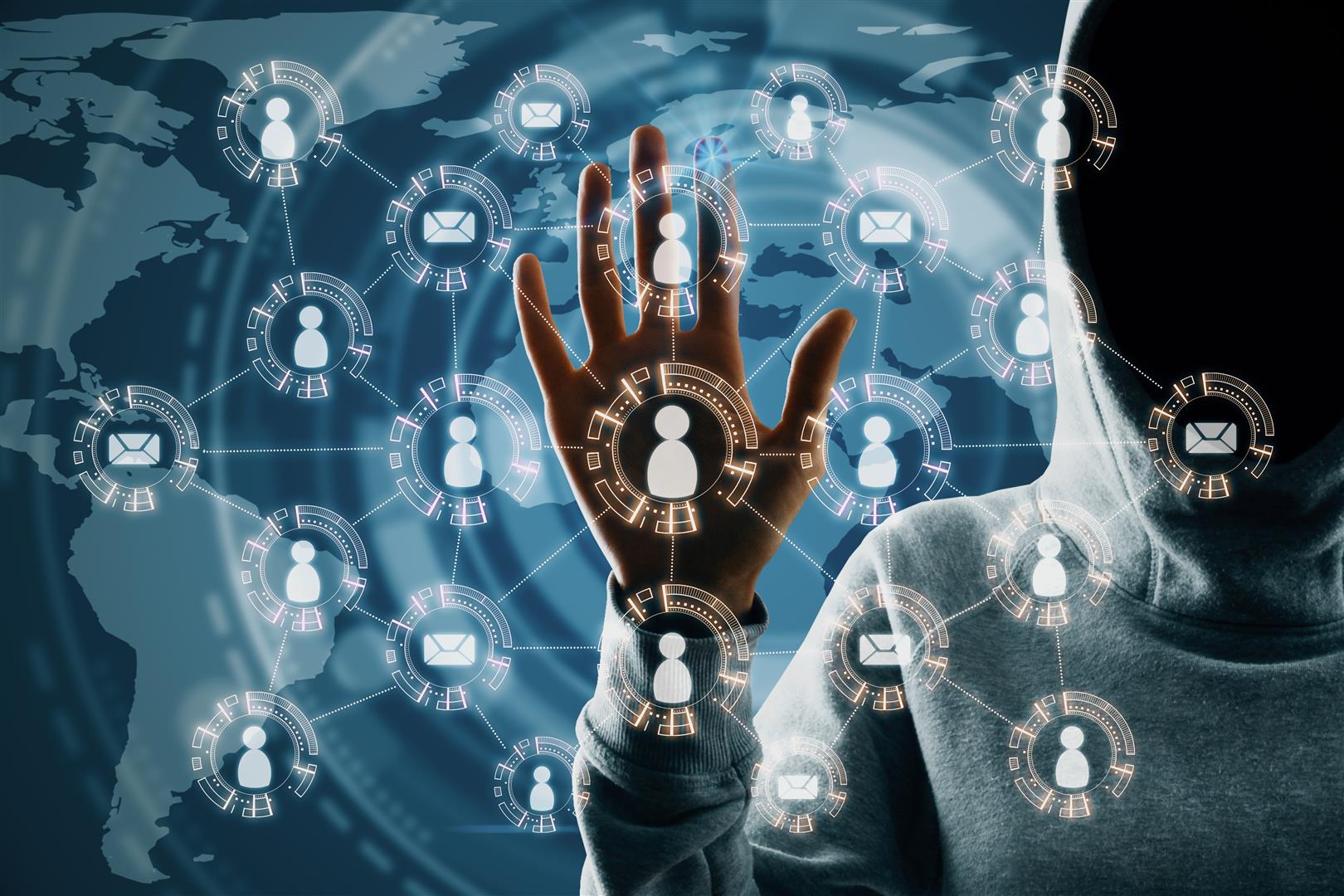 hacker hand using creative social network interfac 2025 10 15 06 28 47 utc