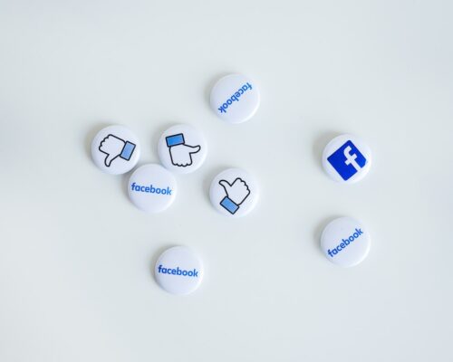 facebook button pins
